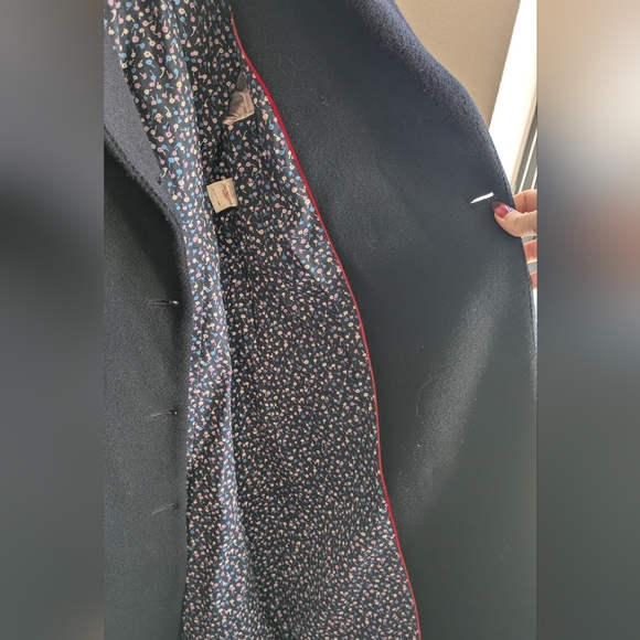 Marc Jacobs Black Double-Breasted Long Coat Size 4 - Picture 6 of 10